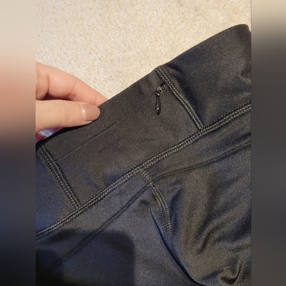 Champion size small black workout leggings joggers compression - Picture 6 of 9